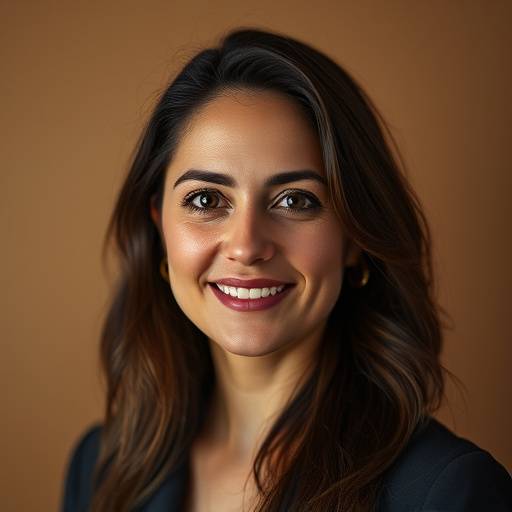 Retrato de Ana Clara Oliveira, co-fundadora e fot√≥grafa principal do Est√ºdio Luz & Cor